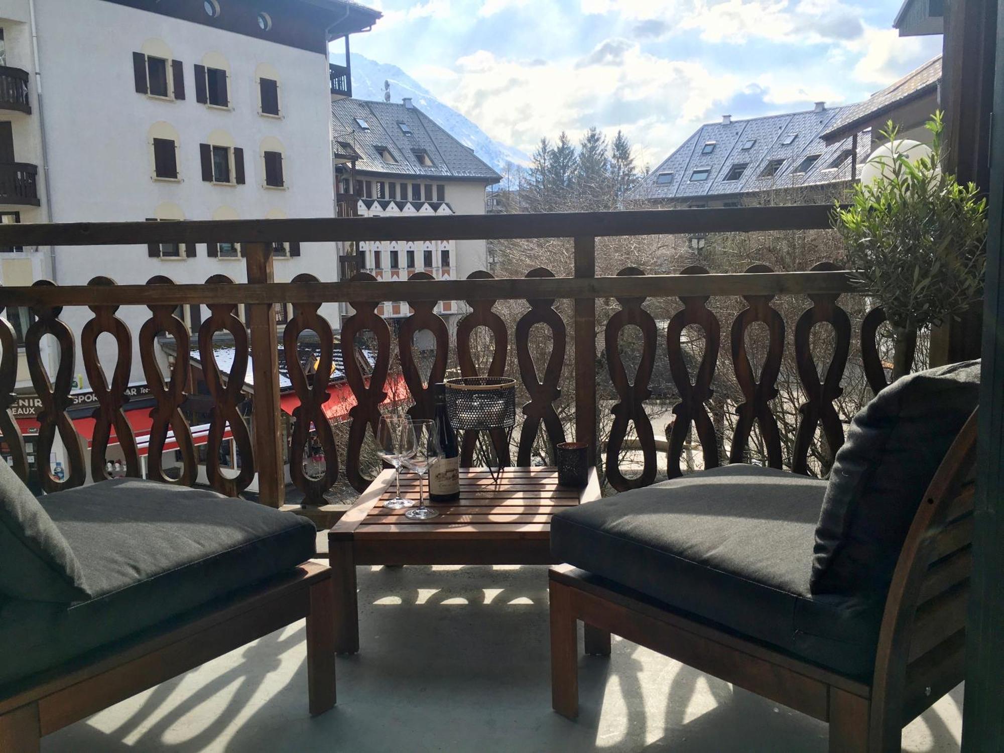 Chamonix Sud Studio With Mont Blanc Views Buitenkant foto